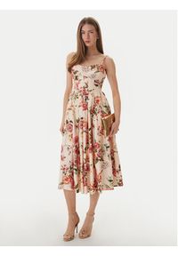 Guess Sukienka koktajlowa W6GKAF W2558 Różowy Regular Fit. Kolor: różowy. Materiał: wiskoza. Styl: wizytowy #3