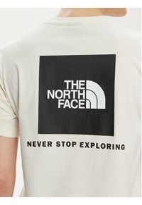 The North Face T-Shirt Redbox NF0A87NK Écru Relaxed Fit. Materiał: bawełna #7