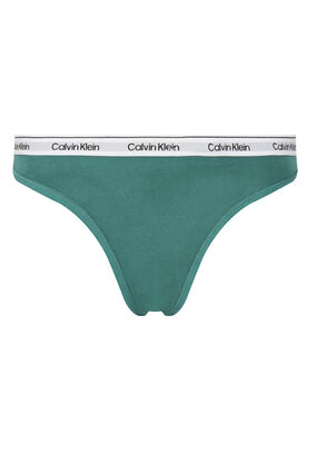Calvin Klein Underwear Komplet 5 par stringów 000QD5221E Kolorowy. Materiał: bawełna. Wzór: kolorowy