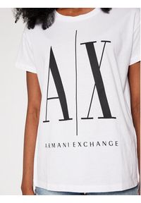 Armani Exchange T-Shirt 8NYTCX YJG3Z 5100 Biały Regular Fit. Kolor: biały. Materiał: bawełna #5