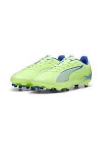 Puma - Buty piłkarskie unisex PUMA ULTRA 5 PLAY FG/AG. Kolor: żółty, biały, wielokolorowy, niebieski. Sport: piłka nożna
