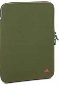 RIVACASE - Etui RivaCase Anti-shock Case for MacBook 13'' Vertical Zip Khaki - Green. Kolor: brązowy