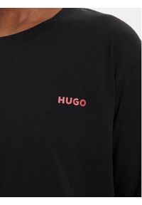 Hugo - HUGO Koszulka piżamowa 50555632 Czarny Regular Fit. Kolor: czarny. Materiał: bawełna #5