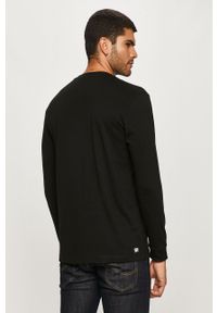 Lacoste - Longsleeve. Okazja: na co dzień. Kolor: czarny. Materiał: bawełna, poliester, dzianina. Długość rękawa: długi rękaw. Wzór: gładki. Styl: casual #2