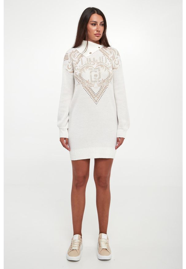 Liu Jo - Sukienka wełniana mini LIU JO. Materiał: wełna. Długość: mini