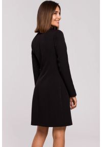 Stylove - Elegancka sukienka marynarka biznesowa do pracy czarna. Okazja: na spotkanie biznesowe, do pracy. Kolor: czarny. Styl: biznesowy, elegancki #4