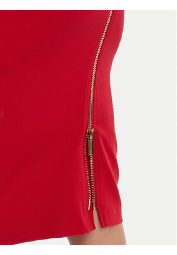 Marciano Guess Sukienka koktajlowa 5YGK30 7160A Czerwony Slim Fit. Kolor: czerwony. Materiał: syntetyk. Styl: wizytowy