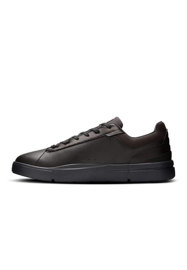 On - ON THE ROGER Advantage Black | Black Sneakersy męskie. Okazja: na co dzień. Kolor: czarny. Materiał: materiał, jeans. Wzór: jednolity. Sport: tenis