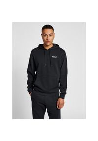 Bluza z kapturem Hummel LGC Austin. Typ kołnierza: kaptur. Kolor: czarny. Materiał: tkanina. Sport: fitness