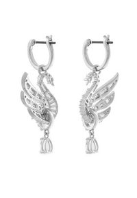 Swarovski Kolczyki Swan 5723388 Srebrny. Materiał: metalowe. Kolor: srebrny