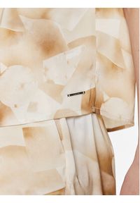 Calvin Klein Bluzka K20K206888 Beżowy Regular Fit. Kolor: beżowy. Materiał: syntetyk #3
