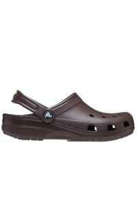 Klapki Crocs Classic Clog 10001-21Q - brązowe. Kolor: brązowy. Materiał: materiał. Sezon: lato