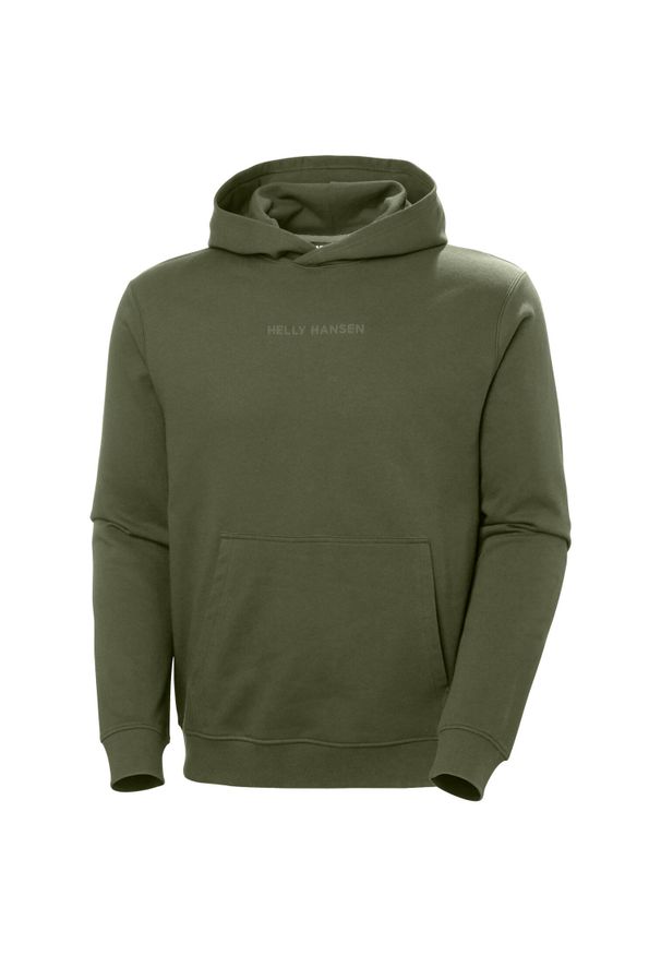 Bluza z kapturem Helly Hansen Core. Typ kołnierza: kaptur. Kolor: zielony. Materiał: bawełna