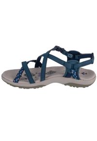 skechers - Sandały damskie, Reggae Slim - Vacay. Kolor: niebieski. Sport: turystyka piesza