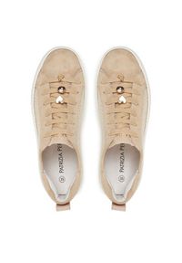 Patrizia Pepe Sneakersy PPJ307.22 Beżowy. Kolor: beżowy. Materiał: zamsz, skóra