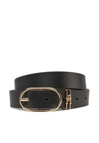 TOMMY HILFIGER - Pasek Damski Tommy Hilfiger. Kolor: czarny