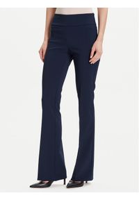 Rinascimento Spodnie materiałowe CFC0125318003 Granatowy Flare Fit. Kolor: niebieski. Materiał: syntetyk #1