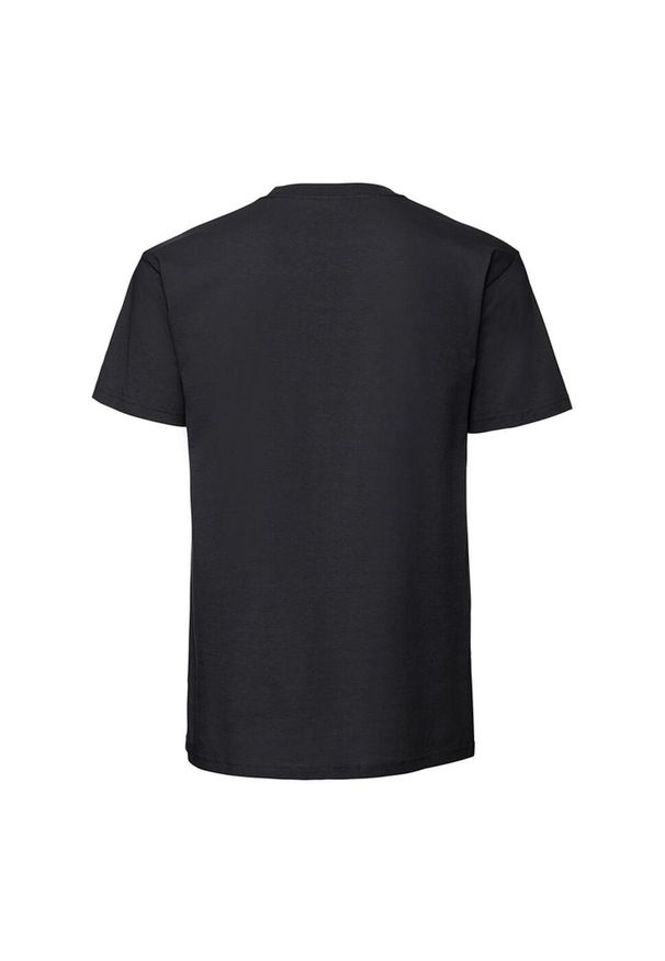 FRUIT OF THE LOOM - Męska Koszulka Iconic Premium Ringspun Cotton T-shirt. Kolor: czarny