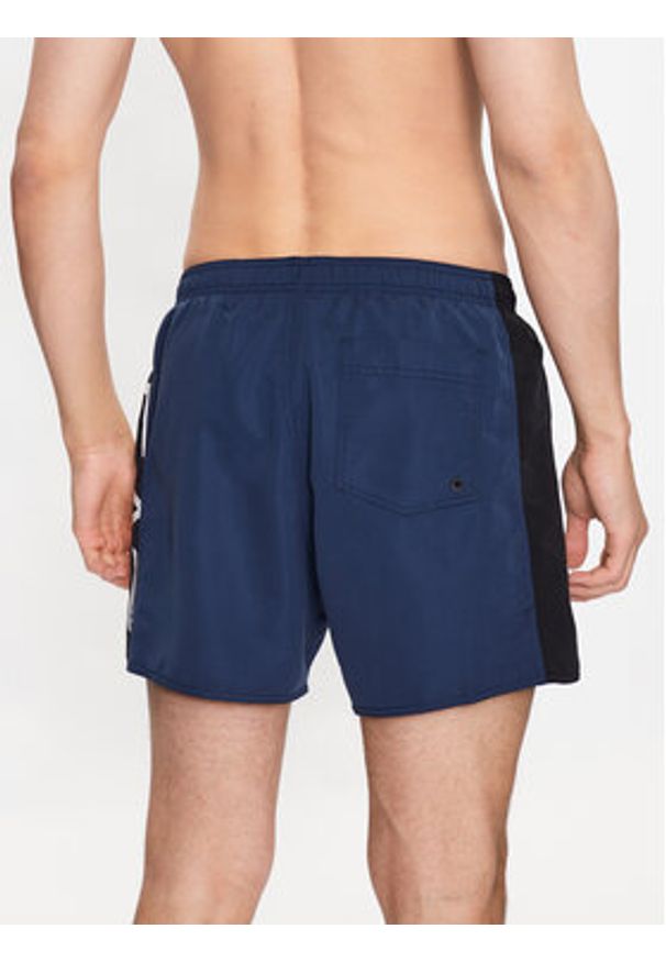 EA7 Emporio Armani Szorty kąpielowe 902000 3R728 06935 Granatowy Regular Fit. Kolor: niebieski. Materiał: syntetyk