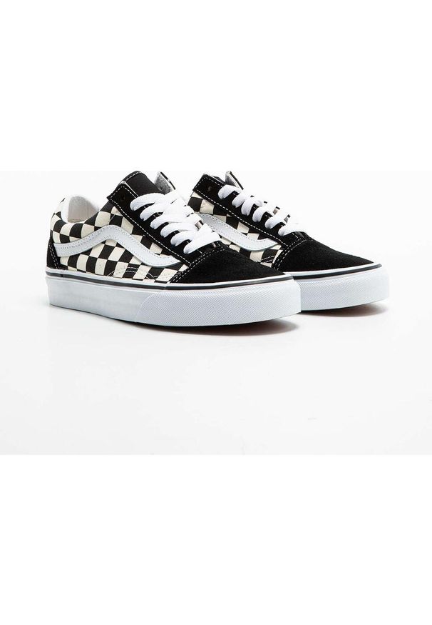 Buty na deskorolkę dla dzieci Vans Old Skool. Kolor: biały, wielokolorowy, czarny. Model: Vans Old Skool. Sport: skateboard