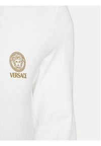 VERSACE - Versace Longsleeve AUU01007 1A10011 Biały Regular Fit. Kolor: biały. Materiał: bawełna. Długość rękawa: długi rękaw