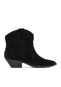 Badura Kowbojki EO-V365-05 Czarny. Kolor: czarny. Materiał: zamsz, skóra #1