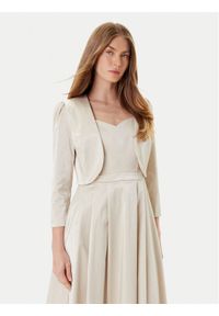 Rinascimento Bolerko CFC0125033003 Beżowy Regular Fit. Kolor: beżowy. Materiał: syntetyk