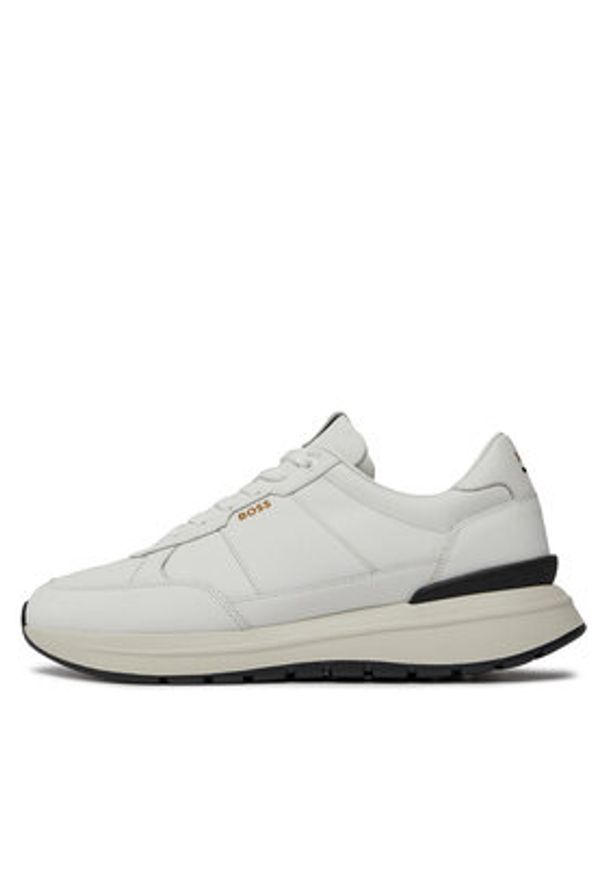 BOSS - Boss Sneakersy Jace Runn 50512264 Biały. Kolor: biały. Materiał: materiał