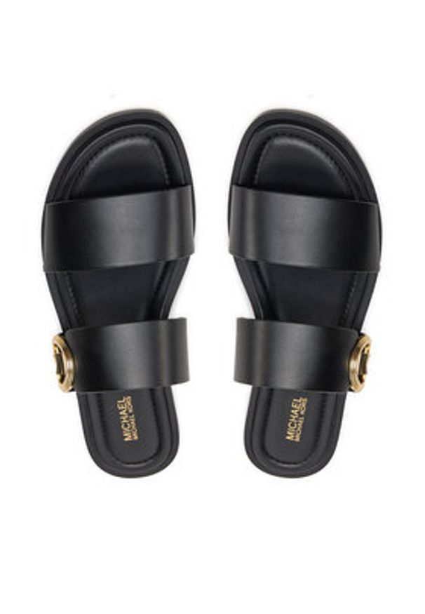 MICHAEL Michael Kors Klapki Vera 40S4VEFS3L Czarny. Kolor: czarny. Materiał: skóra