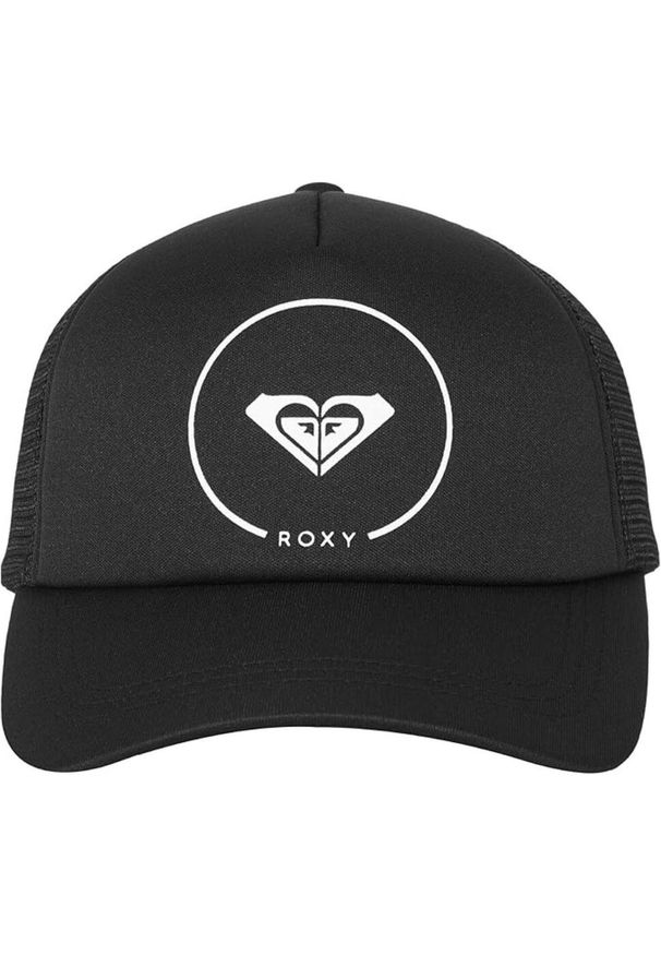 Czapka z daszkiem damska Roxy Truckin. Kolor: czarny. Materiał: poliester