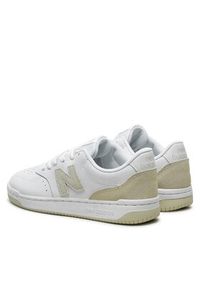 New Balance Sneakersy BB80RTG Biały. Kolor: biały. Materiał: skóra #4