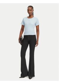 Hugo - HUGO T-Shirt Deloris 50512002 Niebieski Regular Fit. Kolor: niebieski. Materiał: bawełna #5