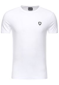EA7 Emporio Armani T-Shirt 8NPTL7 PJ03Z 1100 Biały Regular Fit. Kolor: biały. Materiał: bawełna #5