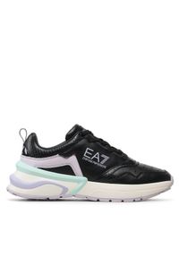 EA7 Emporio Armani Sneakersy X7X007 XK310 R664 Czarny. Kolor: czarny. Materiał: skóra