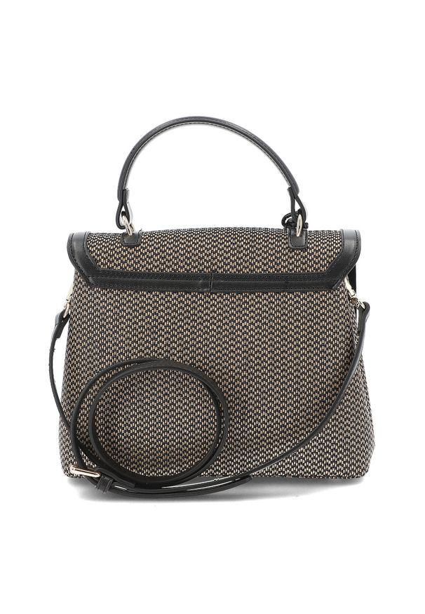 Multi Torebka Rieker Elegancki Kuferek Damski. Kolor: czarny. Materiał: skórzane. Styl: elegancki. Rodzaj torebki: na ramię