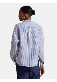 Polo Ralph Lauren Koszula 211935130006 Niebieski Relaxed Fit. Typ kołnierza: polo. Kolor: niebieski. Materiał: len