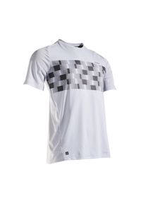 ARTENGO - Koszulka do tenisa męska Artengo TTS 500 Dry. Kolor: niebieski, wielokolorowy, szary. Materiał: materiał, poliester, mesh, elastan. Sport: tenis #1