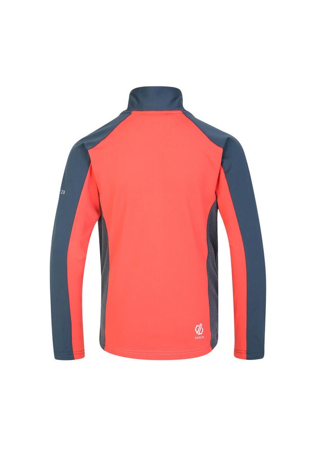 DARE 2B - Dziecięca Bluza Z Suwakiem Emergent. Kolor: szary, czerwony, wielokolorowy, różowy. Sezon: zima