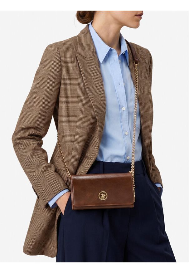 Beverly Hills Polo Club Portfel CEO-BHPC-W1-001-SS26 Bordowy. Kolor: czerwony. Materiał: materiał