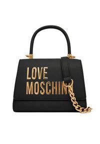 Love Moschino - LOVE MOSCHINO Torebka JC4024PP1OKD0000 Czarny. Kolor: czarny. Materiał: skórzane #4
