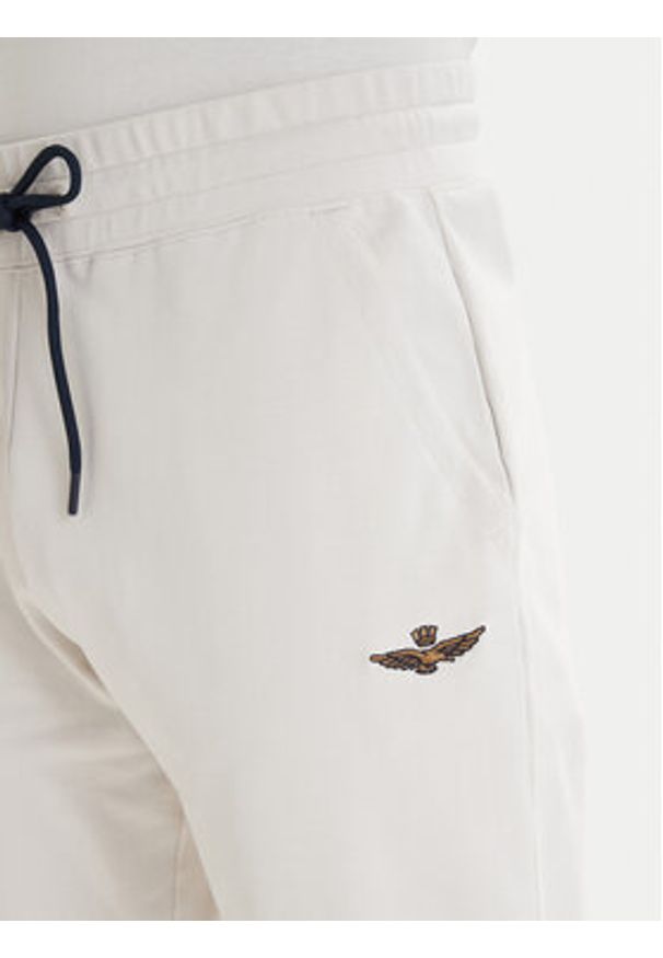 Aeronautica Militare Dres 261TF0108UF00674 Beżowy Regular Fit. Kolor: beżowy. Materiał: bawełna