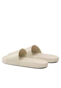 Calvin Klein Klapki Pool Slide Rubber HM0HM01062 Beżowy. Kolor: beżowy #5