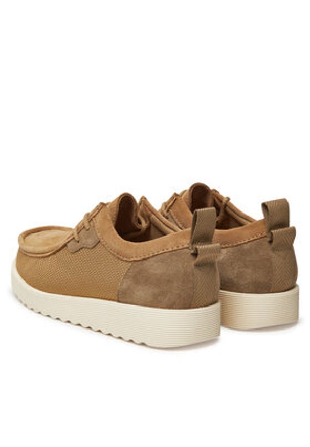 Clarks Półbuty Wallabee FTR 2 Lo 26181388 Brązowy. Kolor: brązowy. Materiał: skóra
