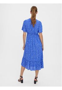 Vero Moda Sukienka codzienna Tirza 10268776 Niebieski Regular Fit. Okazja: na co dzień. Kolor: niebieski. Materiał: wiskoza. Typ sukienki: proste. Styl: casual #3