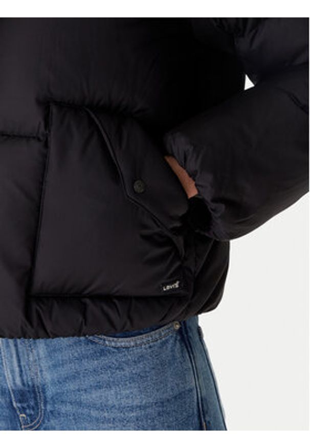 Levi's® Kurtka puchowa Western Bubble 003MD-0001 Czarny Relaxed Fit. Kolor: czarny. Materiał: syntetyk