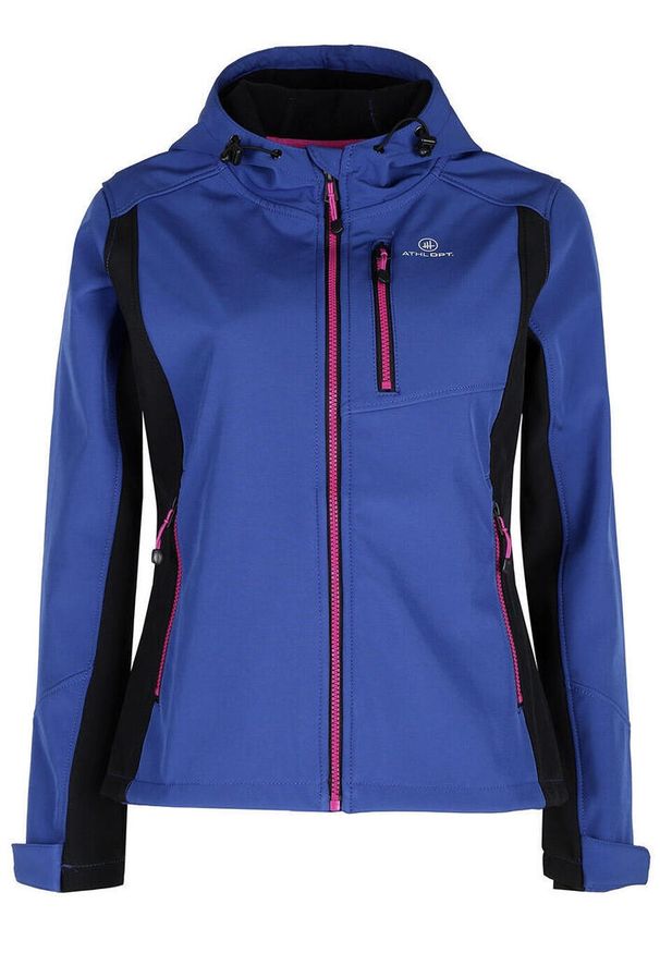 ZUMBA WEAR - Kurtka Softshell Damska ATHL. DPT Maya Pervinca XL Wodoodporna. Kolor: fioletowy. Materiał: softshell. Sport: turystyka piesza