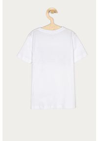 Name it - T-shirt dziecięcy 116-152 cm. Okazja: na co dzień. Kolor: biały. Materiał: bawełna, dzianina. Wzór: nadruk. Styl: casual #2