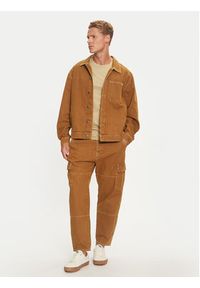 Mustang Spodnie materiałowe Toledo 1015529 Brązowy Loose Fit. Kolor: brązowy. Materiał: bawełna