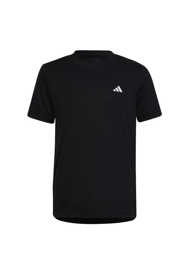 Adidas - Club Tennis Tee. Kolor: czarny. Materiał: materiał. Sport: tenis