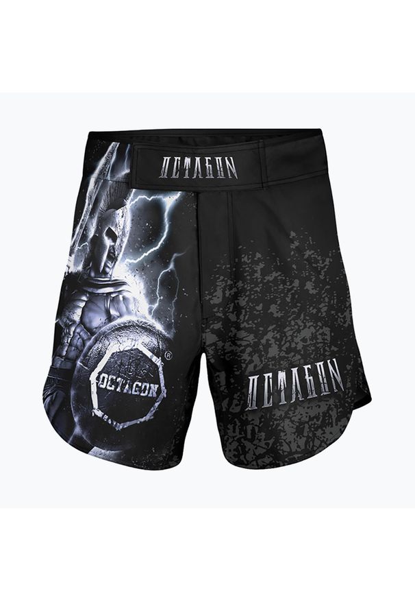 OCTAGON - Spodenki treningowe męskie Octagon Gladiator MMA. Kolor: czarny